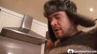 Housewife gets fucked by her step son's best friend