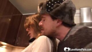 Housewife gets fucked by her step son's best friend