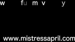 Dominatrix Mistress April  Rose garden 2  ebony female slave training