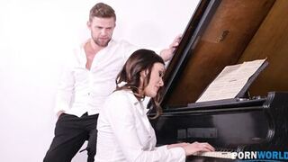 Mistake is Forgiven when Nympho Teachers Francys Belle and Kitana Lure Shared Principal's Cock betwe