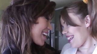 Ava Devine and Gia Paloma are whores sharing a big cock