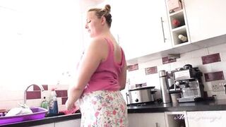 AuntJudys - Hot BBW MILF Charlie Rae - Naughty Kitchen Fun