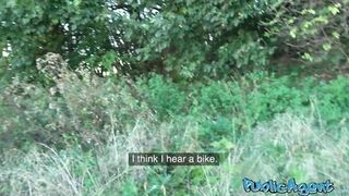 Public Agent finds Sophie Anderson horny and in need of help so fills her wet pussy with thick cock