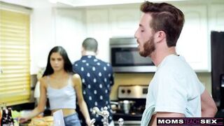 MomsTeachSex - Stepmom Shares Boyfriends Huge Cock For BJ and Fuck - S7:E8