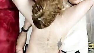 REAL COUPLE Romantic LOVEMAKING - Overhead & POV - SENSUAL BLOWJOB & DP PASSIONATE SEX