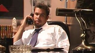 Blonde with short hair and amazing tits get her pussy licked and fucked