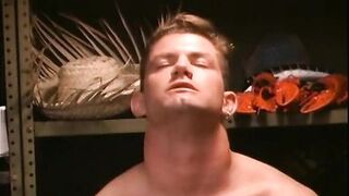 Superb desired blonde gets her pussy licked and fucked in the supply closet on the copying machine