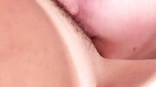 Two sexy lesbians take turns eating each others' wet pussies in soapy bathtub - 13 image