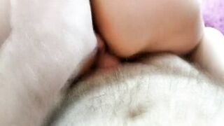 Passionate marital sex between a Ukrainian wife and a Muscovite husband)) Make love, not war! - 8 image