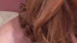 Two huge dicks double penetrate this brunette in her ass and pussy - 4 image