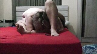 Homemade mature couple. Blowjob and mouthful of cum. Amateur fetish. - 11 image