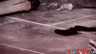 3 Way Fuck - Sexy Officer Lisa Rose Gets Two Dicks to Fuck and Suck