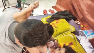 Big Boobs Horny Stepmom Enjoys Double Penetration with Stepson - Bengali sex - 2 image