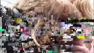 Horny blonde MILF gets her ass drilled and tits creamed in an empty pool - 4 image