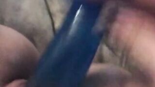 fucking my pussy with my dildo - 10 image