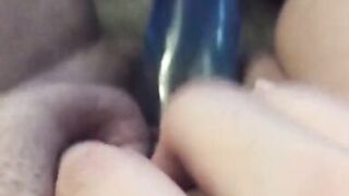 fucking my pussy with my dildo - 13 image