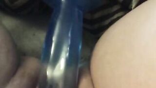 fucking my pussy with my dildo - 14 image