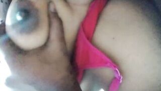 Sucking my girl friend big boobs