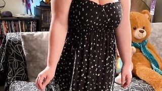 Marie's Edging Orgasm While Modeling and Dancing