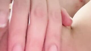 Masturbation of a wet pussy of a sexy bitch close up