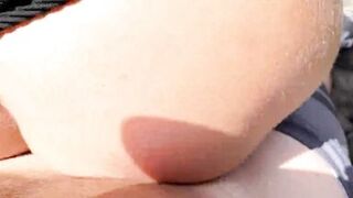 Sexy European tourist gets fucked on the beach by lifeguard - 9 image