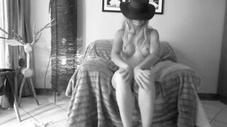 bored house milf feeling sexy gives a little show