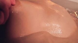 Big Tits Tising And Watered with white cumplays