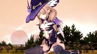 Genshin Impact: Lisa BlowJob And TitJob CumShot Hentai