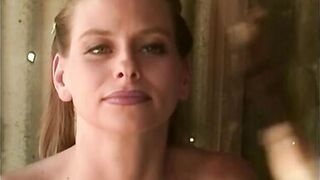 Gorgeous blonde cutie with massive tits takes a cock outdoor