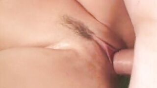 Food fetish scene with a lusty babe fucking her guy - 14 image