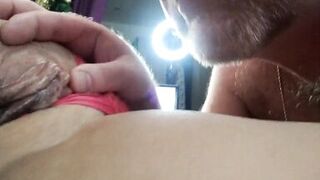 Mr Pussy Licking! Close-up POV cunnilingus ))