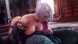 Ivy Valentine suck big cock argonian - Soulcalibur (noname55)