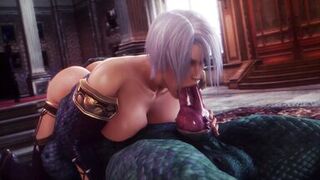 Ivy Valentine suck big cock argonian - Soulcalibur (noname55)