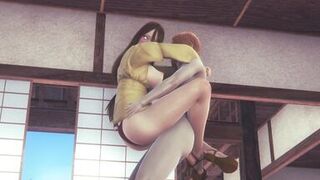 The boy can't put up with a missionary with Hanabi Hyuga