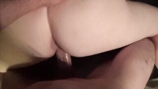 40 Year old MILF gets her pussy tore up for the third time today, she gets a load of cum on her face