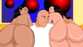 Big booty fucking threesome in the Bodega - 3 image