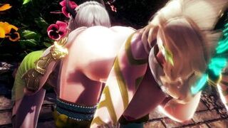 ELF WARRIOR LICKED PUSSY OF THE QUEEN FOREST | 3D Hentai