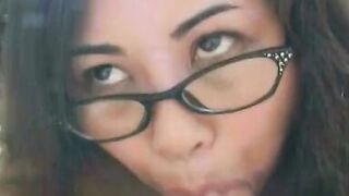 Dude fucks curvy brunette doggy-style then pulls out to fuck