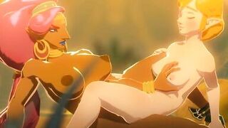 zelda playing with gauda queen