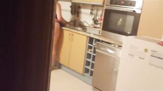 caught in the kitchen then fucked