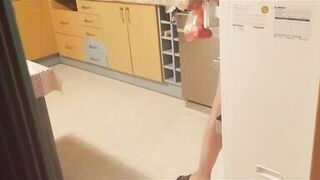 caught in the kitchen then fucked