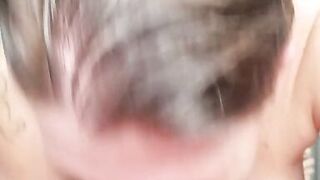 Milf tries her first oral cream pie