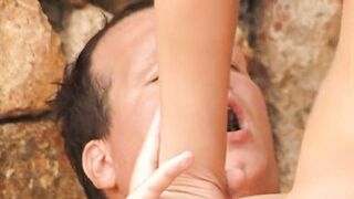 Im Urlaub rassierte Fotze gebumst und angespritzt MEGA CLIP