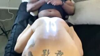 Riding big black hard cumms on my ass