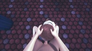 Resident Evil: Jill valentine Blowjob and COWGirl public Raccon city