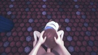 Resident Evil: Jill valentine Blowjob and COWGirl public Raccon city