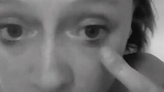 Slut MILF takes bath then sucks dick