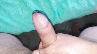 2 Cumshots on my Wife's Big Milky Tits & we Licking Cum off Huge Boobs, Feetcouple69 Cum twice in 4K - 2 image