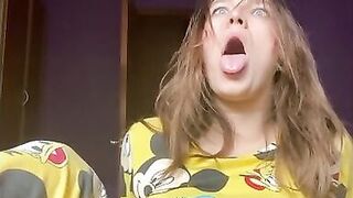 Beautiful Anime Woman with Ahegao on her Face