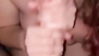 Letting Wife Suck Friends White Dick. - 14 image